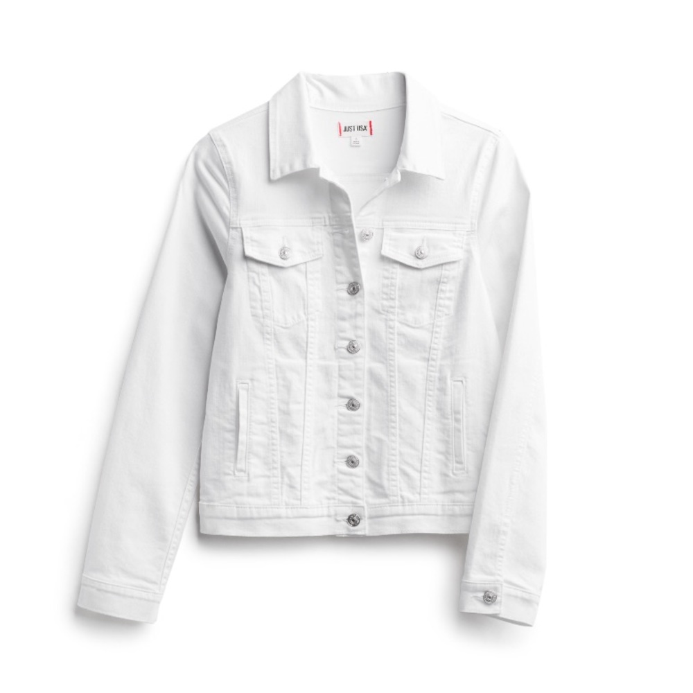 White Jean Jacket
